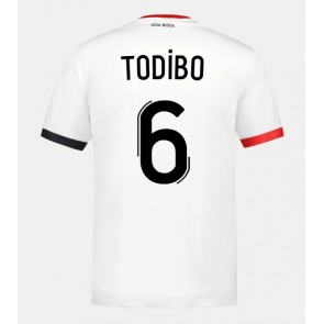 OGC Nice Jean-Clair Todibo #6 Udebanetrøje 2023-24 Kort ærmer